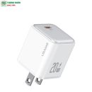 Củ sạc nhanh USAMS Fast Charging 1C PD 20W màu Trắng CC184TC02