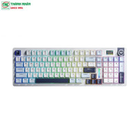 Bàn phím Aula S98 Pro Xanh dương, trắng Caramel Latte switch