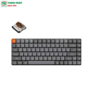 Bàn phím cơ không dây Keychron K3M-H3 K3 Max Swappable Gateron RGB Backlight Brown Switch Black