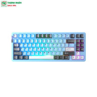 Bàn phím cơ Gaming không dây 3 mode LEOBOG Hi86 màu Đen + Xanh dương + Trắng Nimbus V3 switch