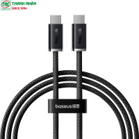 Cáp sạc nhanh Baseus Dynamic 3 Type-C to Type-C 100W dài 2m P10367000111-01 Cluster Black