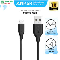 Cáp sạc USB 2.0 sang Micro Anker Powerline dài 0.9m Amarid màu Đen B2B_A8132H12