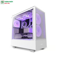 Case NZXT H5 Flow RGB All White 2023 (C-H51FW-R1)