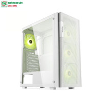 Case Segotep AXE5-A White (ATX-4 fan RGB)