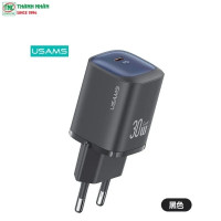 Củ sạc nhanh 1 cổng Type-C USAMS 30W 1C GaN màu Đen ...