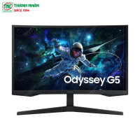 Màn hình LCD Samsung Odyssey G5 G55C LS27CG552EEXXV (27 inch/ 2560 x 1440/ 300cd/m2/ 1ms/ 165Hz/ Curved)