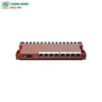 Router cân bằng tải MikroTik L009UiGS-RM (9 port/ 10/100/1000/2500 Mbps/ SFP)