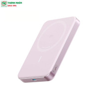 Sạc dự phòng Anker MagGo Slim 1C 15W 10000mah Pink (A1664H51)