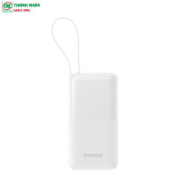 Sạc dự phòng Baseus Bipow 2 20000mAh 20W White (LVA036-2W-20)