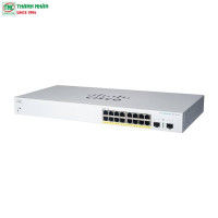 Switch Cisco Smart Managed CBS220-16T-2G (18 port/ 10/100/1000 Mbps/ SFP)