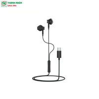 Tai nghe Yison Celebrat Wired Earphones D12 Type-C (Black)