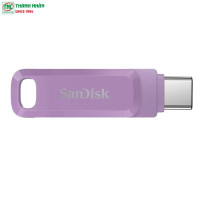 USB 256GB SanDisk Lavender DDDC3 Ultra Dual Drive Go 3.1 TypeC SDDDC3-256G-G46L