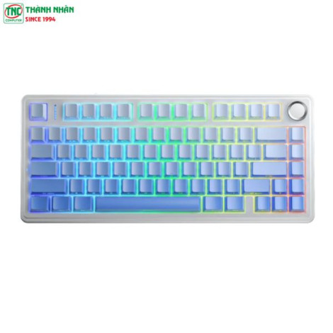 Bàn phím Gaming không dây 3 mode AULA F75 PRO màu Trắng Xanh Dương (Seiya/Star Vector switch)