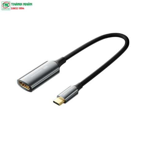 Cáp chuyển đổi USB-C Male to HDMI Female 4K dài 25cm CRE-BC