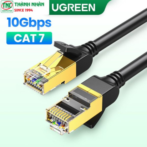 Cáp mạng CAT7 bấm sẵn dài 1m tốc độ 10Gbps Ugreen 40159