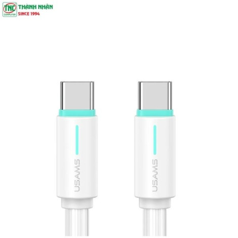 Cáp sạc nhanh USAMS 60W Type-C to Type-C dài 1m SJ734USB02