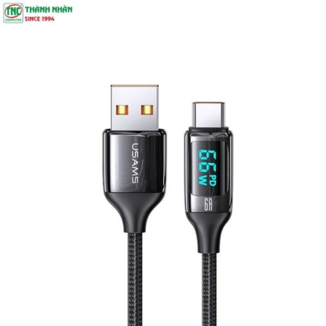 Cáp sạc nhanh USAMS U78 USB Type-C 6A dài 1.2m SJ544USB01