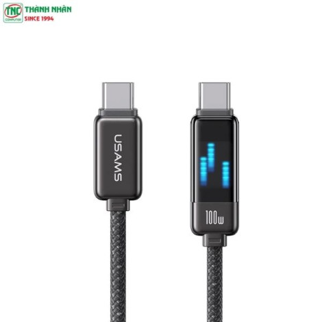 Cáp sạc nhanh USAMS Type-C To Type-C dài 1.2m 100W SJ744USB01