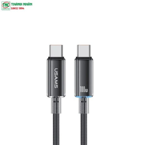 Cáp sạc nhanh USAMS Type-C to Type-C PD 100W dài 1.2m SJ660USB01