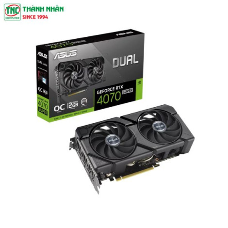 Card Màn Hình ASUS Dual GeForce RTX 4070 SUPER EVO OC Edition 12GB GDDR6X (DUAL-RTX4070S-O12G-EVO)