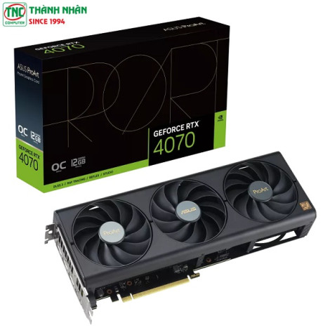 Card màn hình Asus ProArt GeForce RTX 4070 OC edition 12GB GDDR6X (PROART-RTX4070-O12G)