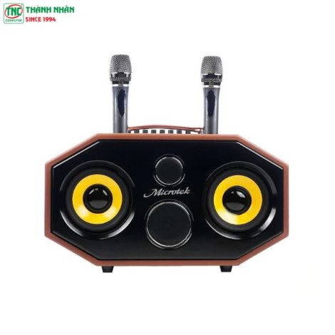 Loa Karaoke Di Động Microtek HD-365 2 micro (Brown)