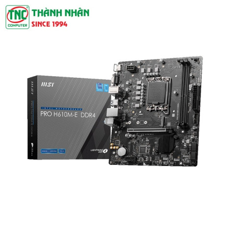 Mainboard MSI PRO H610M-E DDR4 (2 x DDR4/ 64 ...