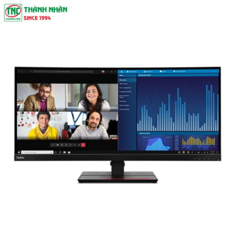 Màn hình LCD Lenovo ThinkVision P34w-20 63F2RAR3WW (34.1 inch/ 3440 x 1440/ 300 cd/m2/ 4ms/ 60Hz/ Curved)