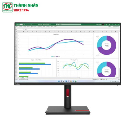 Màn hình LCD Lenovo ThinkVision T32h-30 63D3GAR1WW (31.5 inch/ 2560 x 1440/ 350 cd/m2/ 4ms/ 60Hz)