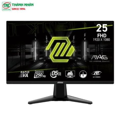 Màn hình LCD MSI MAG 255XFV (24.5 inch/ 1920 x 1080/ 250 cd/m2/ 0.5ms/ 250Hz)