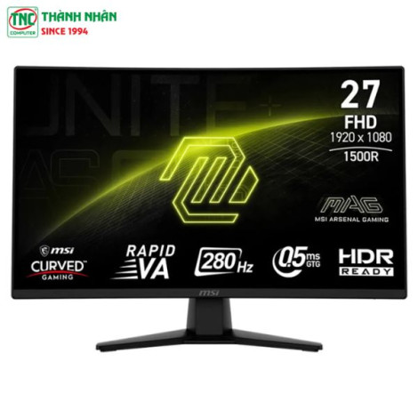 Màn hình LCD MSI MAG 274CXF (27 inch/ 1920 x 1080/ 300 cd/m2/ 0.5ms/ 280Hz/ Curved)