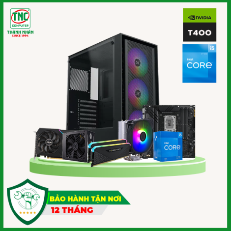 Máy bộ TNC 12400F (I5 12400F/ Ram 16GB/ SSD 250GB/ VGA T400 4GB)