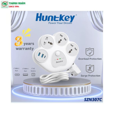 Ổ cắm điện đa năng Huntkey SZN307C