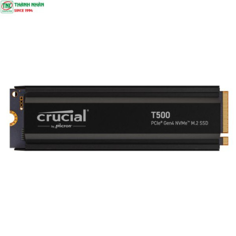 Ổ cứng SSD gắn trong Crucial T500 2TB NVMe PCIe Gen4 x4 CT2000T500SSD5 Heatsink