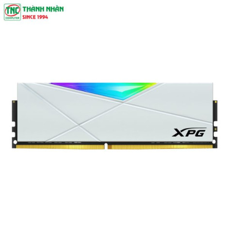 Ram Desktop Adata XPG Spectrix D50 White RGB 16GB DDR4 Bus 3200Mhz AX4U320016G16A-SW50