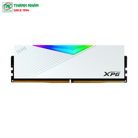 Ram Desktop Adata Lancer White RGB 16GB DDR5 Bus 6000Mhz AX5U6000C3016G-CLARWH