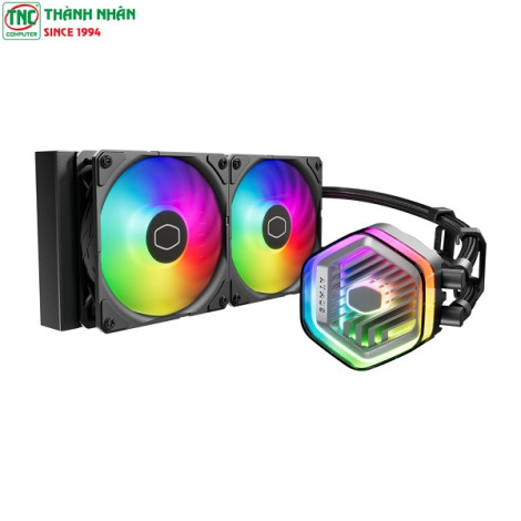 Tản nhiệt nước 2 Fan CoolerMaster MasterLiquid 240 Atmos ARGB Black