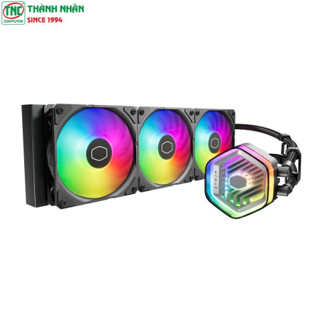 Tản nhiệt nước 3 Fan CoolerMaster MasterLiquid 360 Atmos ARGB Black