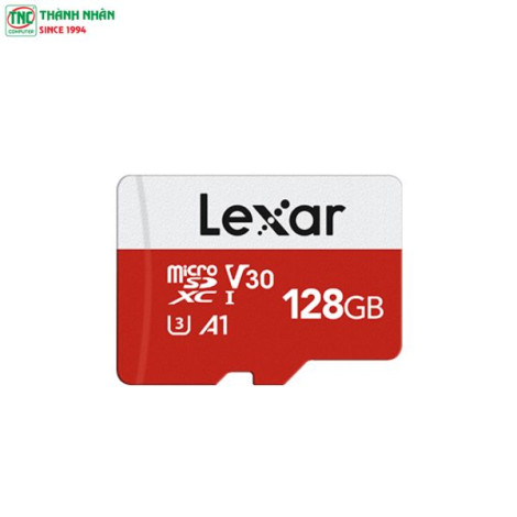 Thẻ nhớ MicroSD Lexar UHS-I 128GB C10, U3, V30, A1, 100MB/s LMSESXX128G-BNAAU (Kèm Adapter)