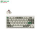 Bàn phím cơ Gaming không dây Keychron Q1M-P3 Q1 Max Swappable RGB Backlight Brown Switch Knob Version Shell White