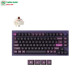 Bàn phím cơ Gaming không dây Keychron Q1M-V3 Q1 Max Swappable RGB Backlight Brown Switch Knob Version Purple