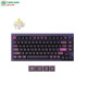 Bàn phím cơ Gaming không dây Keychron Q1M-V4 Q1 Max Swappable RGB Backlight Banana Switch Knob Version Purple