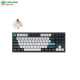 Bàn phím cơ Gaming không dây Keychron Q3M-M3 Q3 Max Swappable RGB Backlight Brown Switch Knob Version Carbon Black