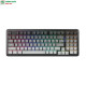 Bàn phím Gaming cơ không dây Machenike K500F-B94W Tri-Mode RGB Grey GR Purple Switch