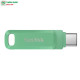 USB 256GB SanDisk Absinthe Green DDDC3 Ultra Dual Drive Go 3.1 TypeC SDDDC3-256G-G46AG