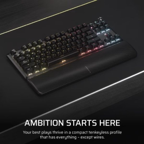 Bàn phím Gaming không dây Corsair K70 Core TKL WL-MLX RGB CH-914901E-NA