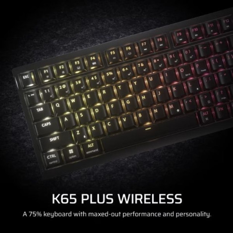 Bàn phím Gaming không dây Corsair K65 PLUS Tactile CH-91D441F-NA