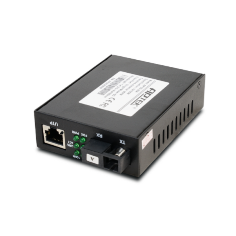 Bộ chuyển đổi quang điện APTEK Media converter (A) AP100-20A (100 Mbps/ Tx1310/Rx1550/ Single Mode/ 1 sợi/ 20km)