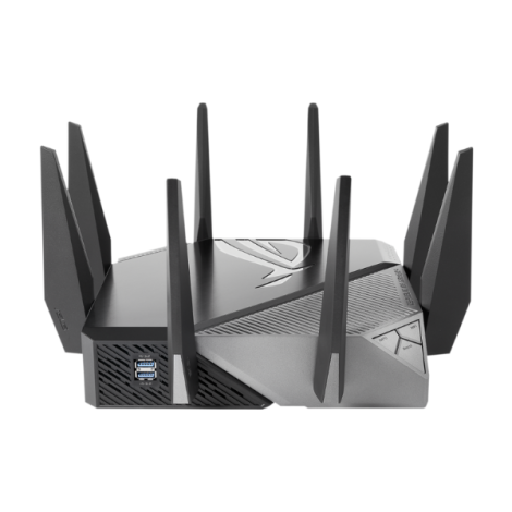 Bộ Phát Wifi Asus ROG Rapture GT-AXE11000 (10756 Mbps/ Wifi 6/ 2.4/5/6 GHz)