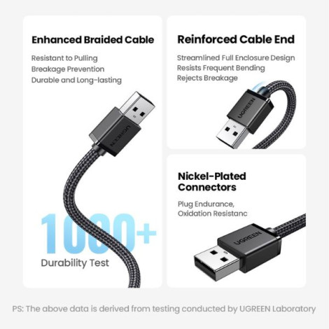 Cáp chuyển USB 3.0 to LAN hỗ trợ 10/100 Mbps Ugreen 15632